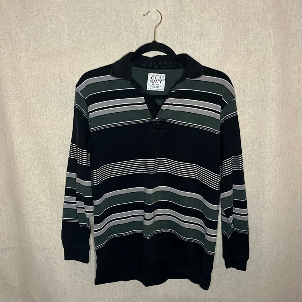 Old Navy Long Sleeve Polo Shirt